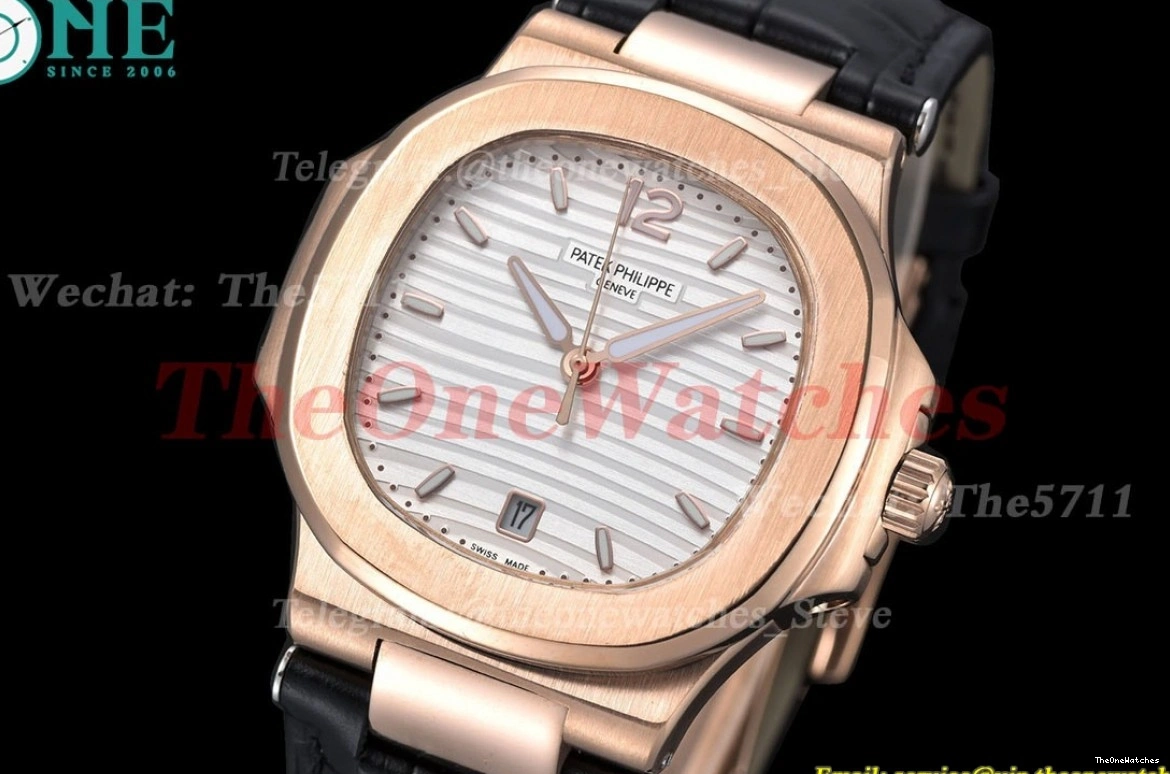 40mm White Dial GDF LE 5711 MY8215 RG Nautilus 0307